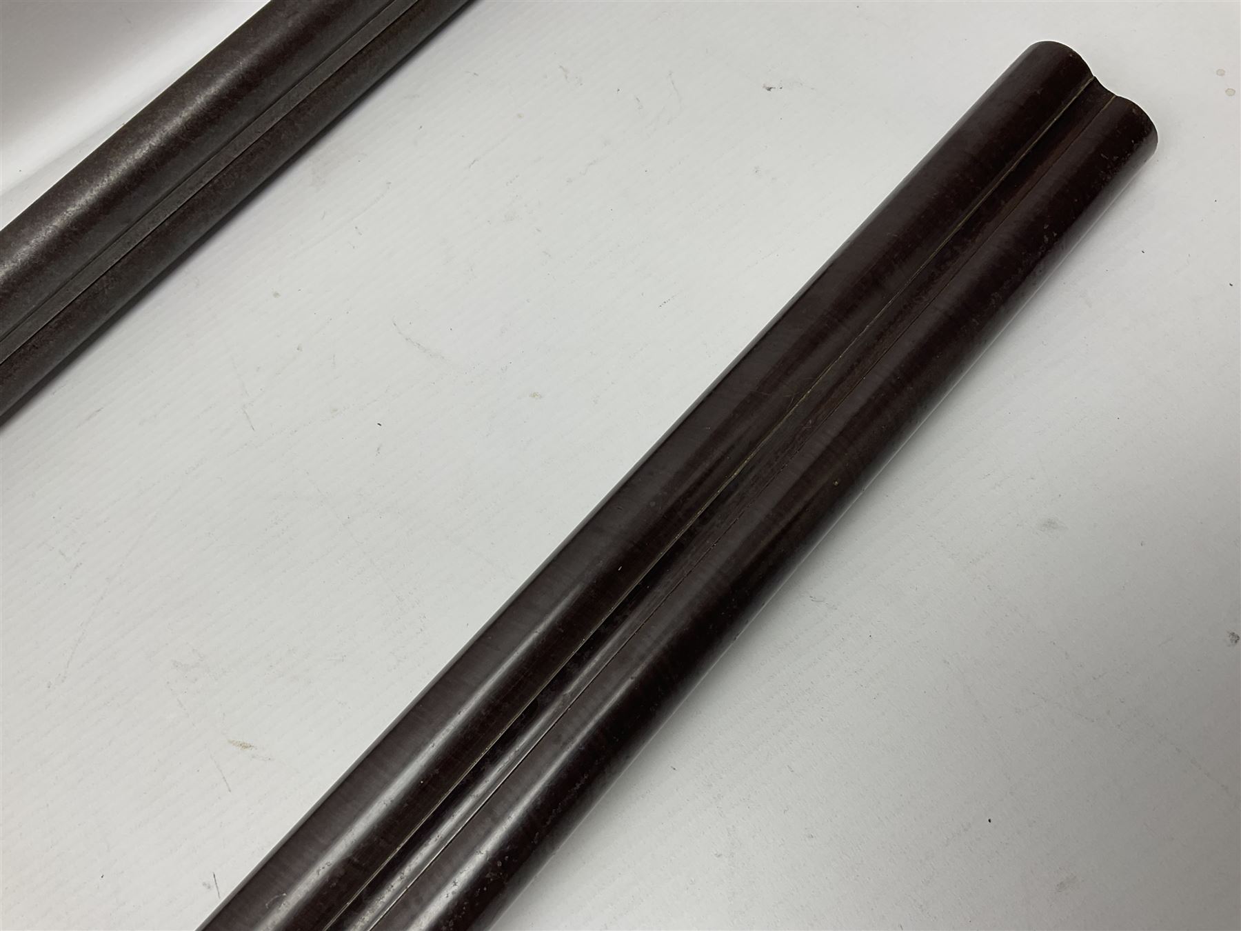 SHOTGUN CERTIFICATE REQUIRED - 19th century John Adams of London 12-bore double barrel side-by-side hammer gun with screw under-lever opening, 76cm (30