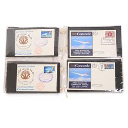 Great British and World stamps, Queen Victoria and later, including some purported EFO examples, first day covers, etc, in two folders and loose