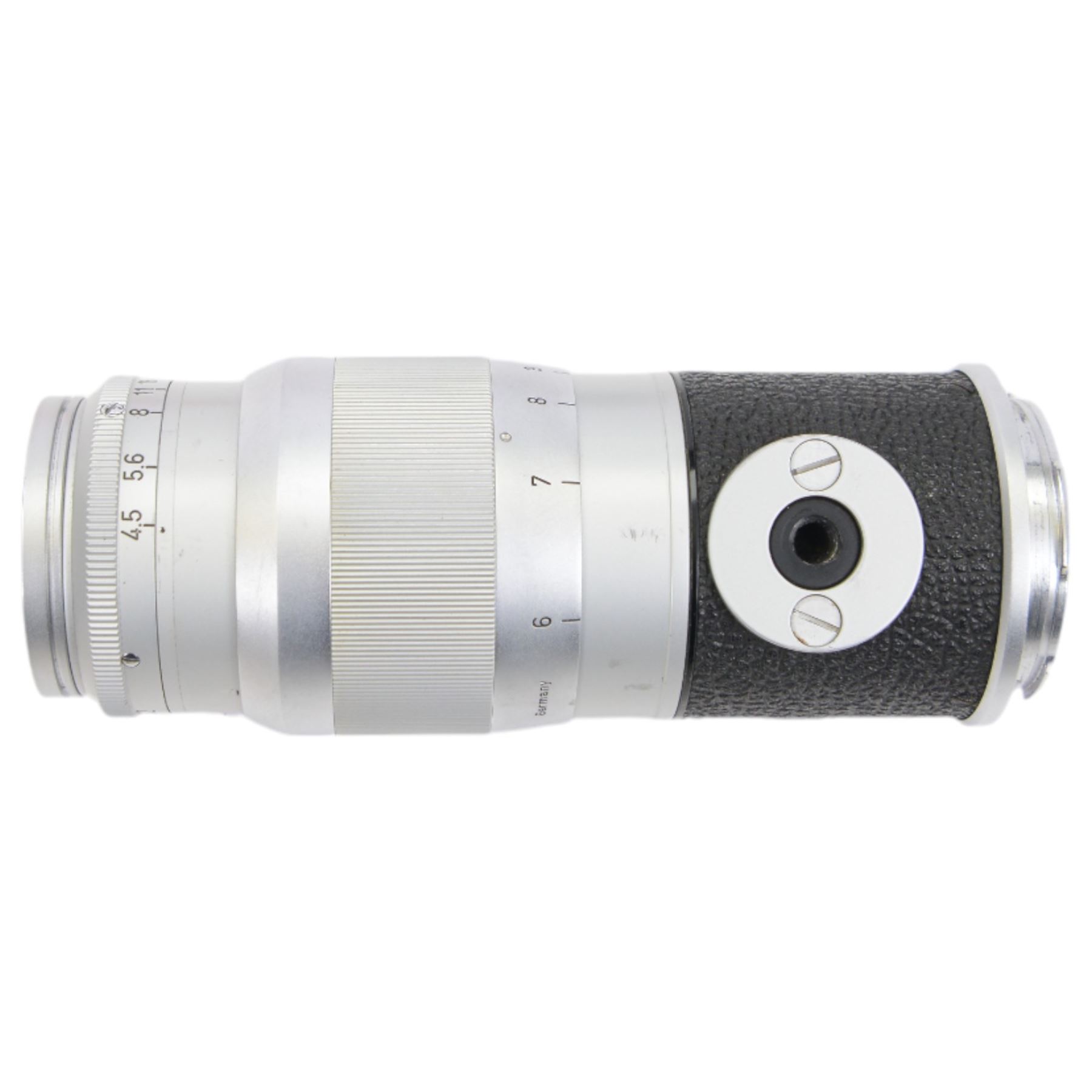 Leica M3 rangefinder camera body serial no. 837014 in Leitz case, with two Ernst Leitz GmbH Wetzlar lenses, comprising a Summarit f=5cm 1:15 lens serial no. 1515167 and a Hektor f=13.5cm 1:4.5 serial no. 1313114, both with lens covers, a Leica Meter in original box and other accessories all in carry case