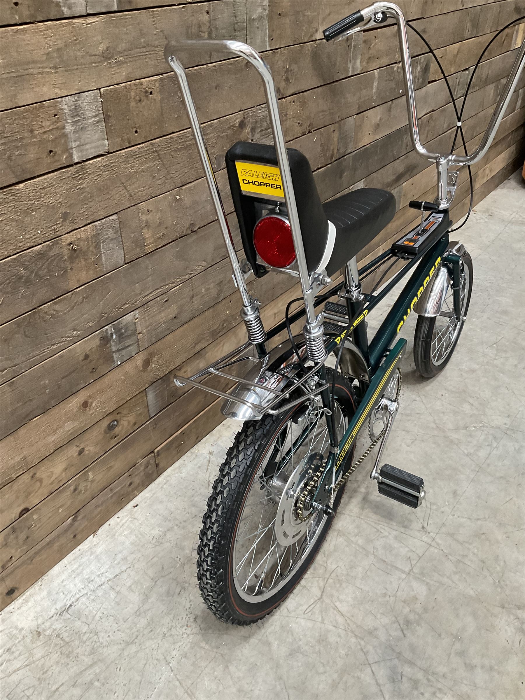 Raleigh Chopper Mk2 Arrow Wedge bicycle, fully restored and rechromed