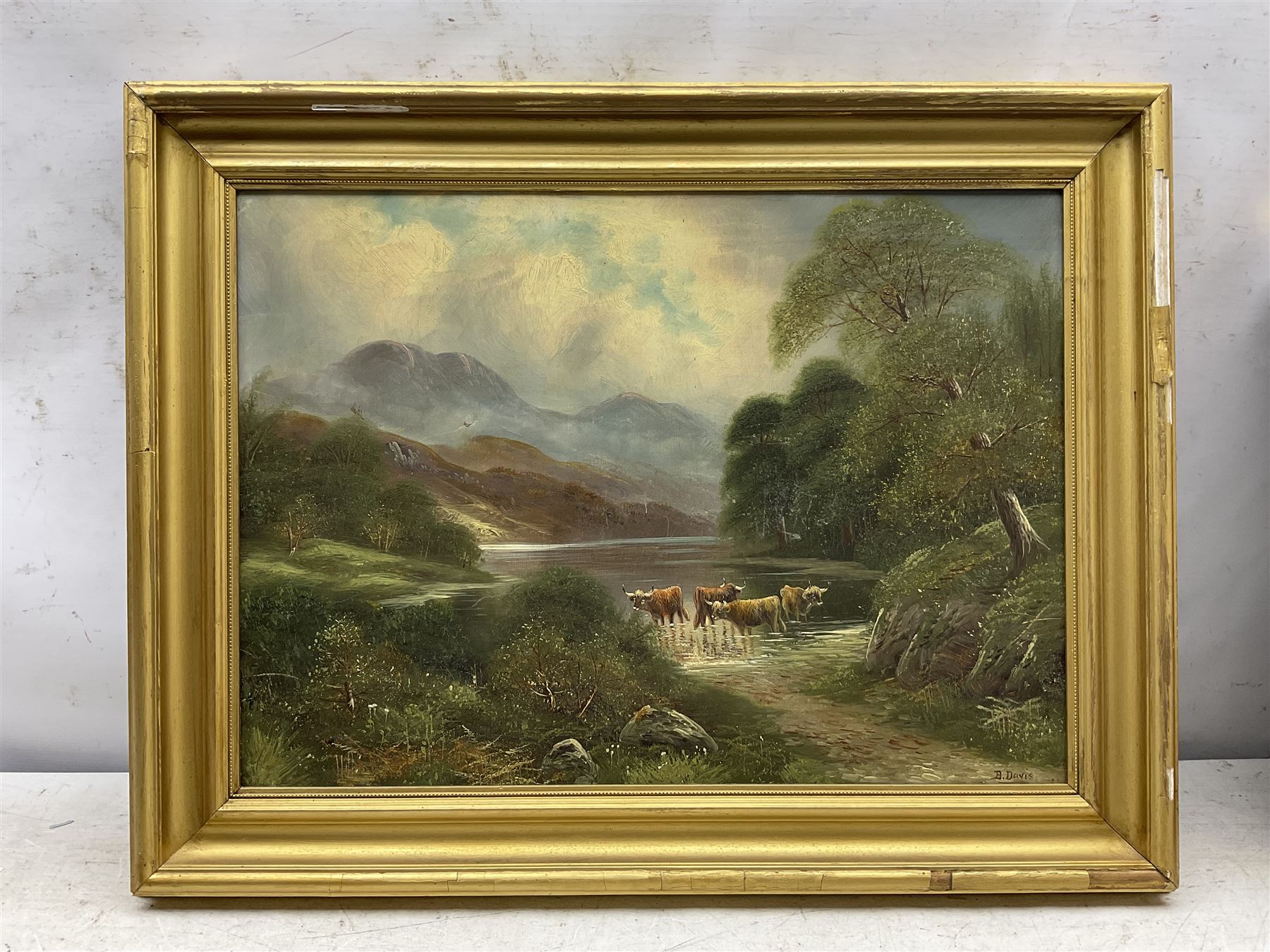 Benjamin Davis (Scottish 1869-1946): 'Top End - Loch Lomond' , pair oils on canvas signed, titled and dated 1909 verso 39cm x 54cm 