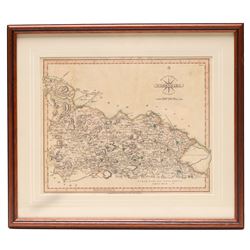 John Cary (British c.1755-1835): 'North Riding of Yorkshire' 'East Riding of Yorkshire' and 'Part of the West Riding of Yorkshire', three early 19th century engraved maps with hand-colouring 22cm x 27cm (3)