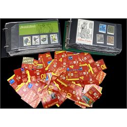 Queen Elizabeth II mint decimal stamps, mostly in booklets, face value of usable postage approximately 380 GBP