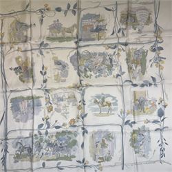Hermes La Comtesse de Segur silk scarf, 90cm x 90cm