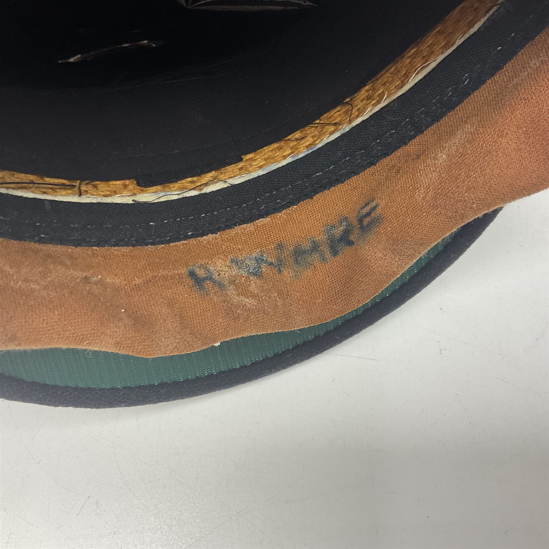 1950s British Red Cross North Yorkshire dress uniform comprising tunic, trousers, greatcoat and visor cap; bears manuscript label '1956 Ware'