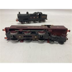 ‘00’ gauge - two kit built steam locomotives comprising Midland Railway Class 2000 0-6-4T no.2024 finished in LMS crimson; together with another MR 2000 Class 0-6-4T locomotive numbered 2018 and finished in LMS black (2) 