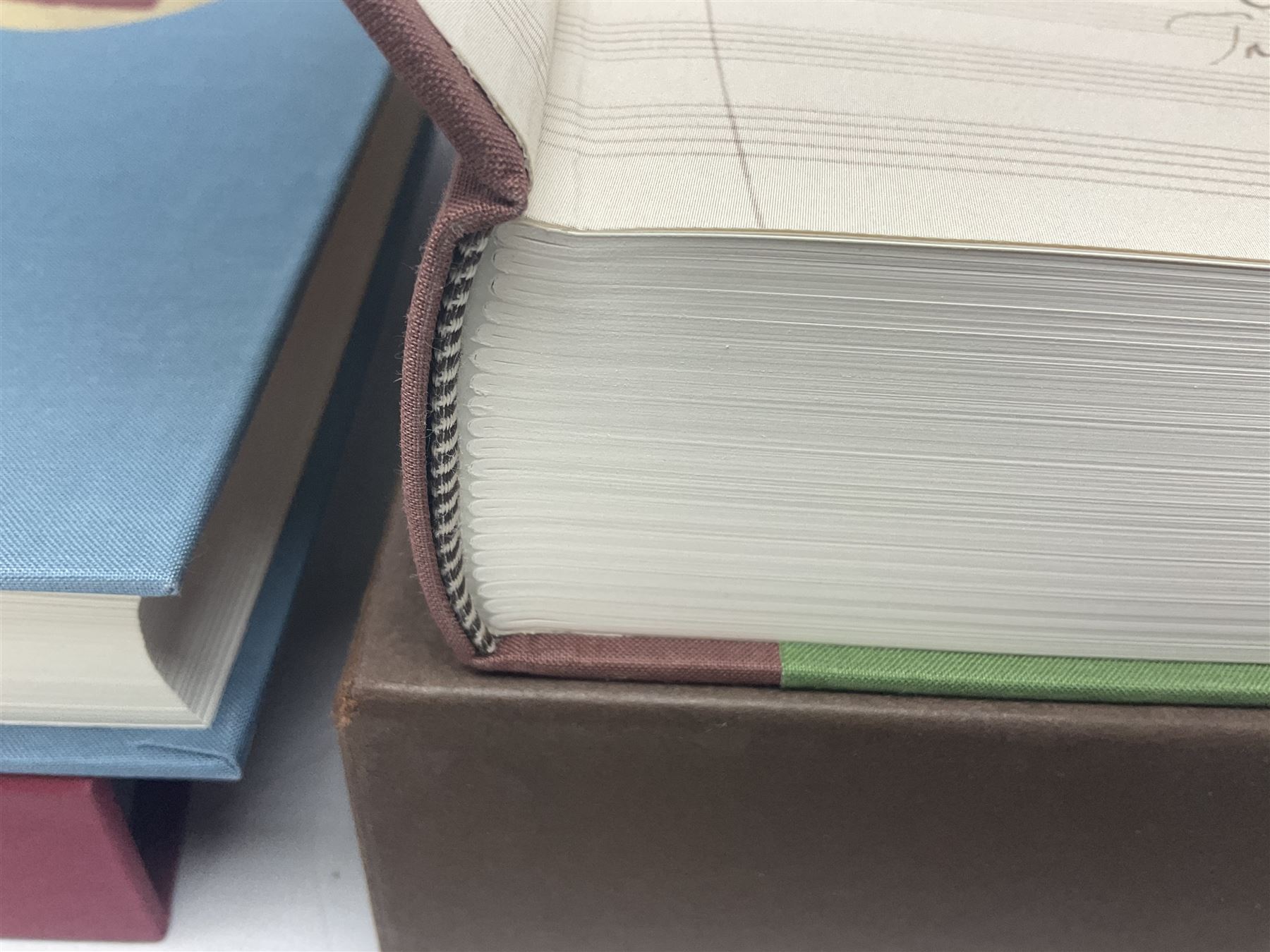 Folio Society; nine volumes, comprising Civilisation, The Folio Book of Days, Shakespeare's Life and World, The Pre-Raphaelites and Their World, Mozart, Beethoven, Michelangelo, Leonardo Da Vinci and The Folio Society book of the 100 Greatest Paintings 