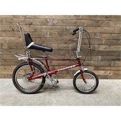 Raleigh Chopper Mk2 Arrow Wedge bicycle, fully restored and rechromed