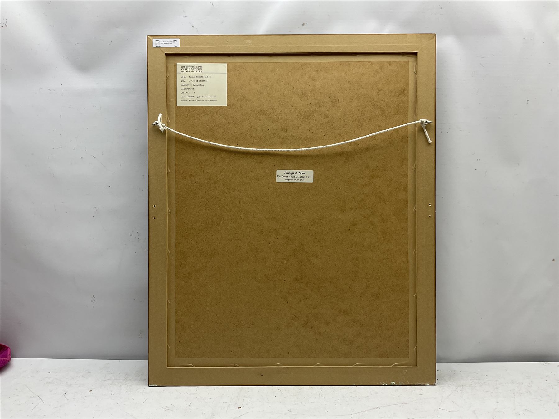 Thomas Barrett (Staithes Group 1845-1924): 'A View of Staithes', watercolour and gouache signed and dated 1905, labels verso 45cm x 33cm
Provenance: private collection purchased Phillips & Sons, The Dower House, Cookham; exh. 'The Staithes Group' Phillips & Sons June 1992 No.5; exh. 'The Staithes Group' - Nottingham City Art Gallery, York City Art Gallery, Sunderland Art Gallery and Kirkleatham Hall 1993; illus. Dr. Peter Phillips' book 'The Staithes Group' pub. 1993 pp.32