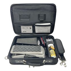 Dunlop Volume Pedal, Morley Pro Series Volume pedal, Behringer TU300 Chromatic Tuner, Sealey Digital multimeter etc; in Antler carrying case