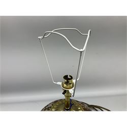 Rochamp Kashmir Kutani table lamp, with cream shade, excluding shade H32cm