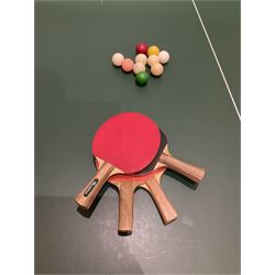 Dunlop Rollaway folding table tennis table with accessories - THIS LOT IS TO BE COLLECTED BY APPOINTMENT FROM DUGGLEBY STORAGE, GREAT HILL, EASTFIELD, SCARBOROUGH, YO11 3TX