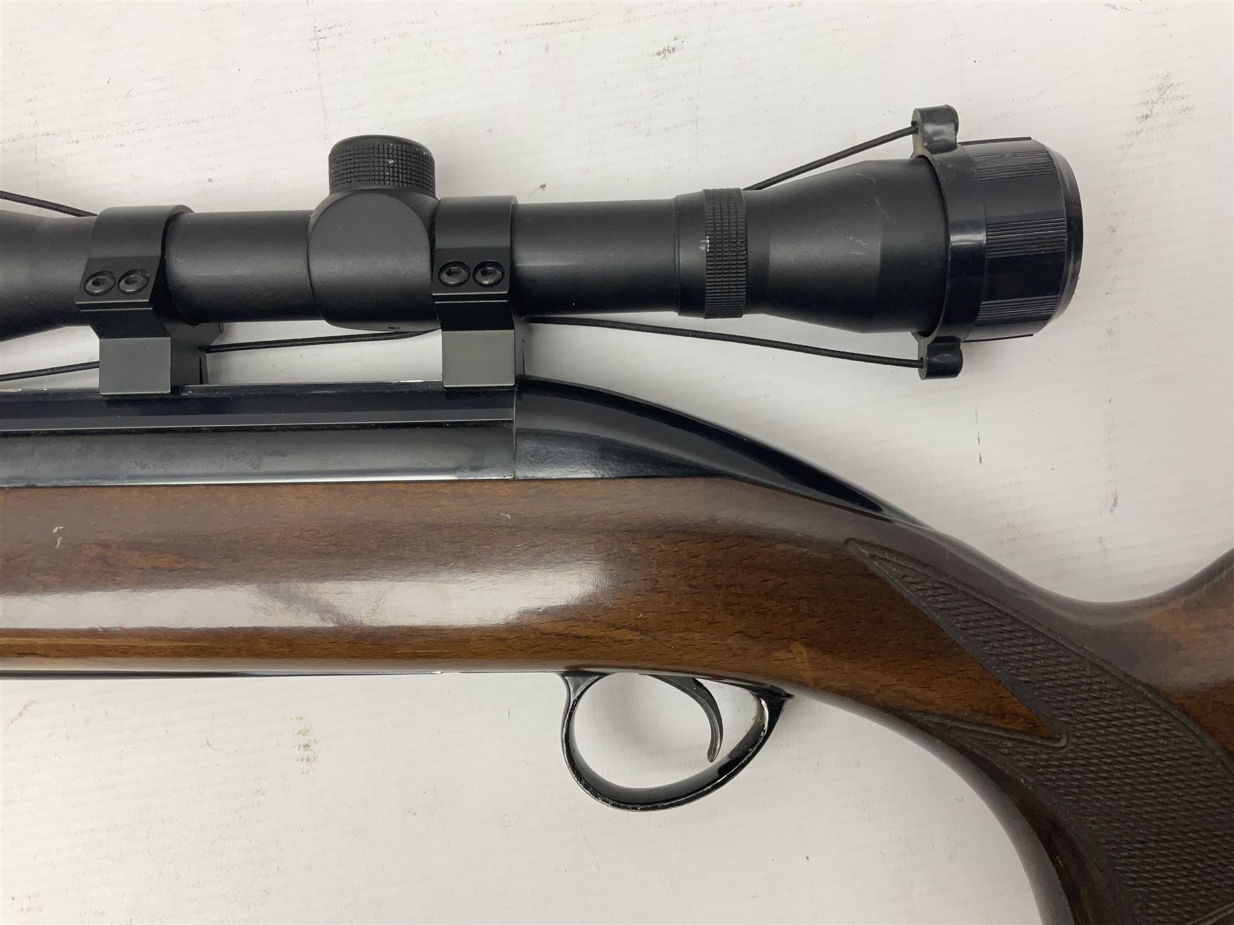 BSA .22 air rifle with under-lever action, the 51cm (20