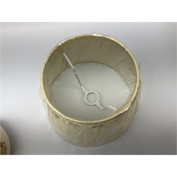 Royal Doulton Bunnykins table lamp, of baluster form, with shade, in original box