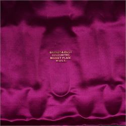 Cased set of twelve Victorian silver tea spoons and tongs with floral engraved stems London 1894 Maker Wakely & Wheeler