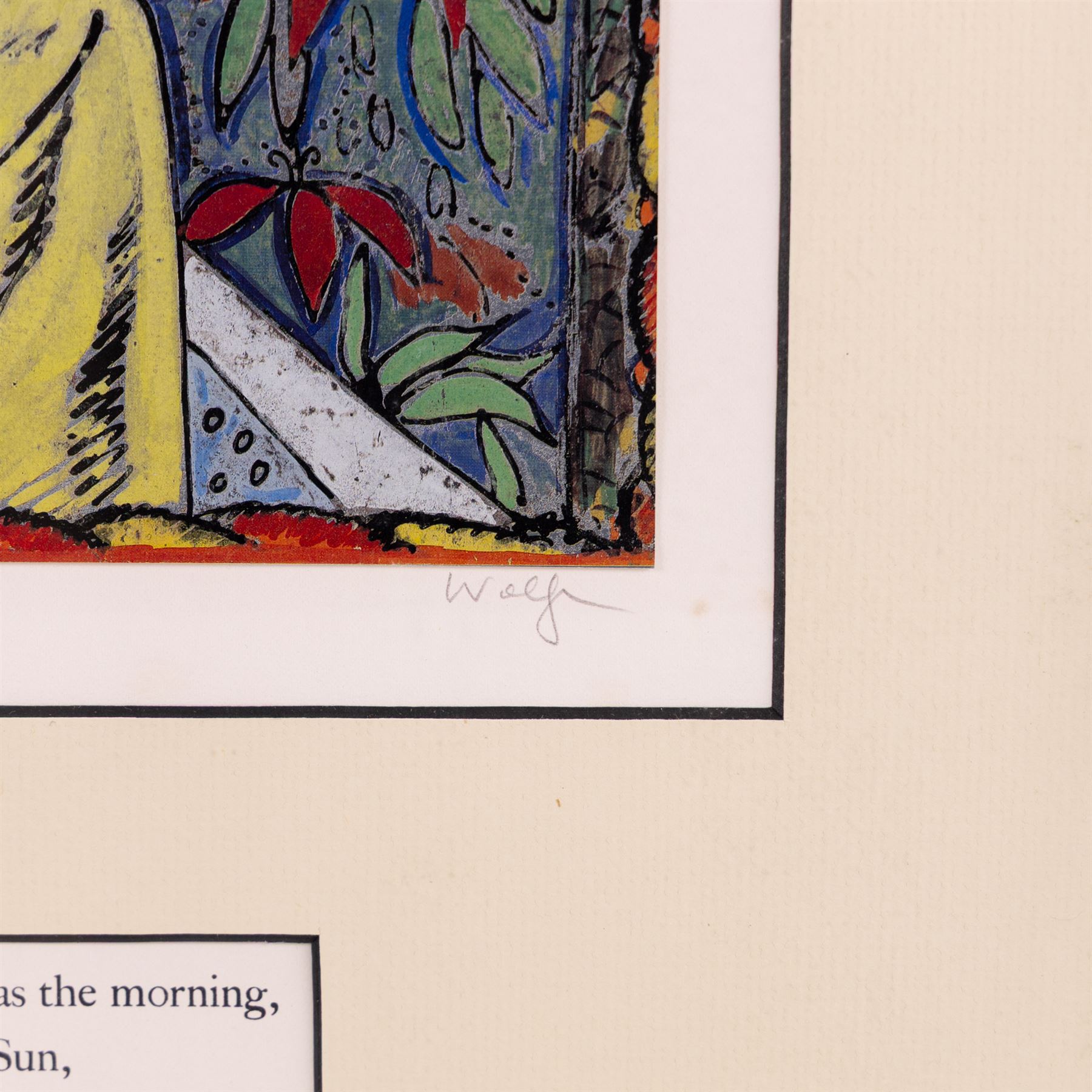 Edward Harris Wolfe (South African 1897-1982): 'Song of Songs', set of twelve limited edition lithographs on silvered paper each signed and numbered 228/250 in pencil, 36cm x 26cm, in matching frames (12)