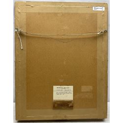 Frank (Frederick) William Scarborough (British 1860-1939): Whitby and Kirkcaldy boats in Harbour, watercolour signed 33.5cm x 24cm 
Provenance: with the Mangate Gallery London, label verso