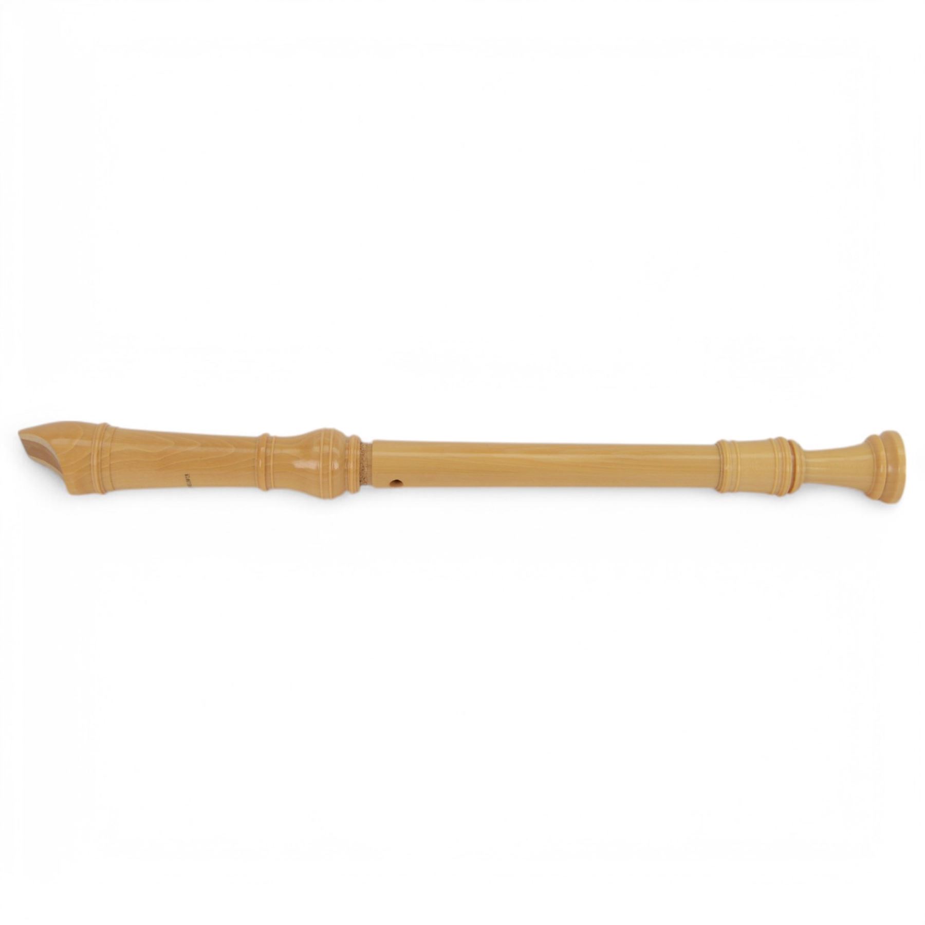 German-Erich Hellinger baroque treble recorder,  three part instrument in a soft case.