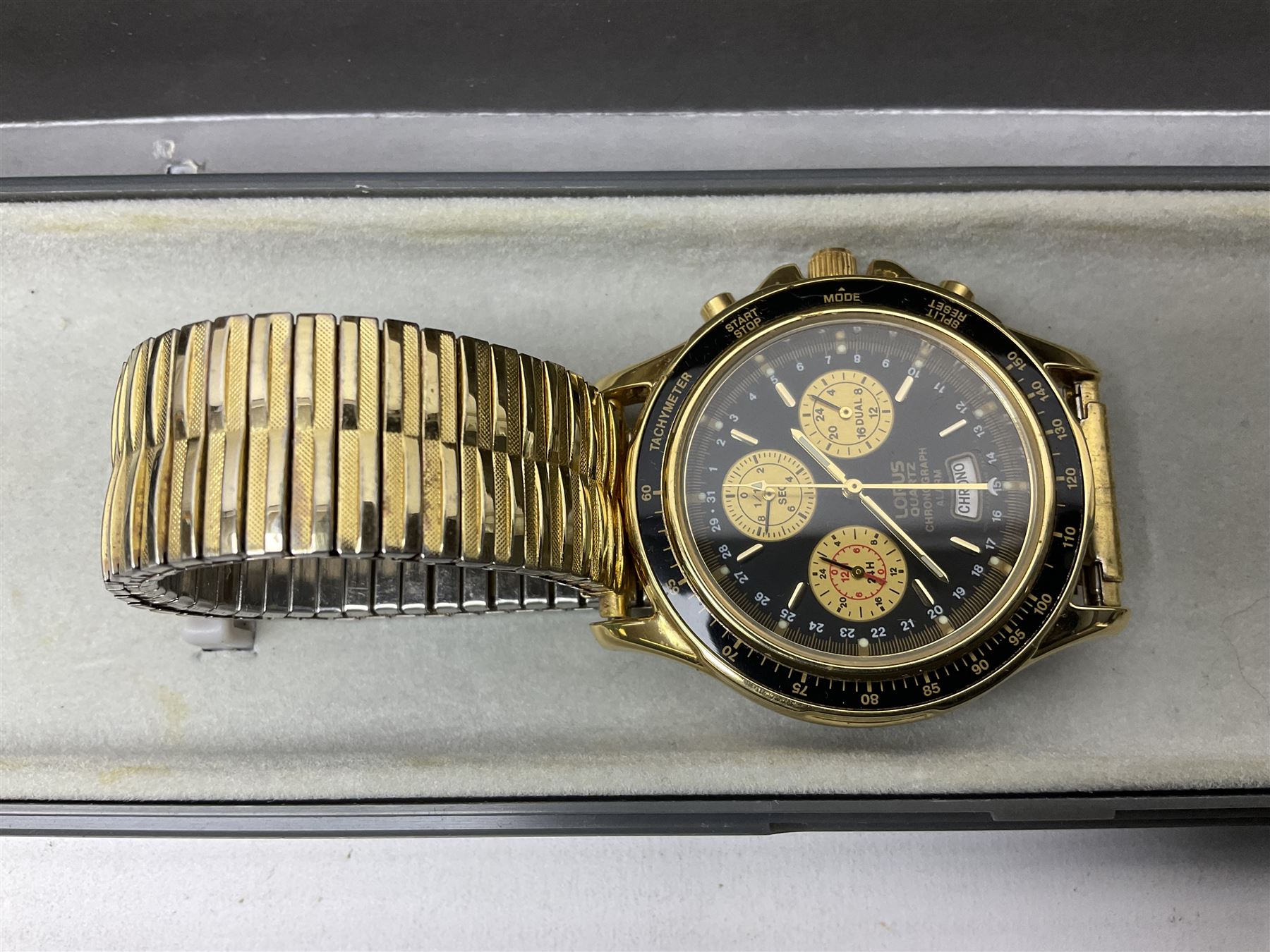 Collection of gentlemans quarts and automatic wristwatches, including Seiko Kinetic, Lorus, Limit and Citizen Eco Drive