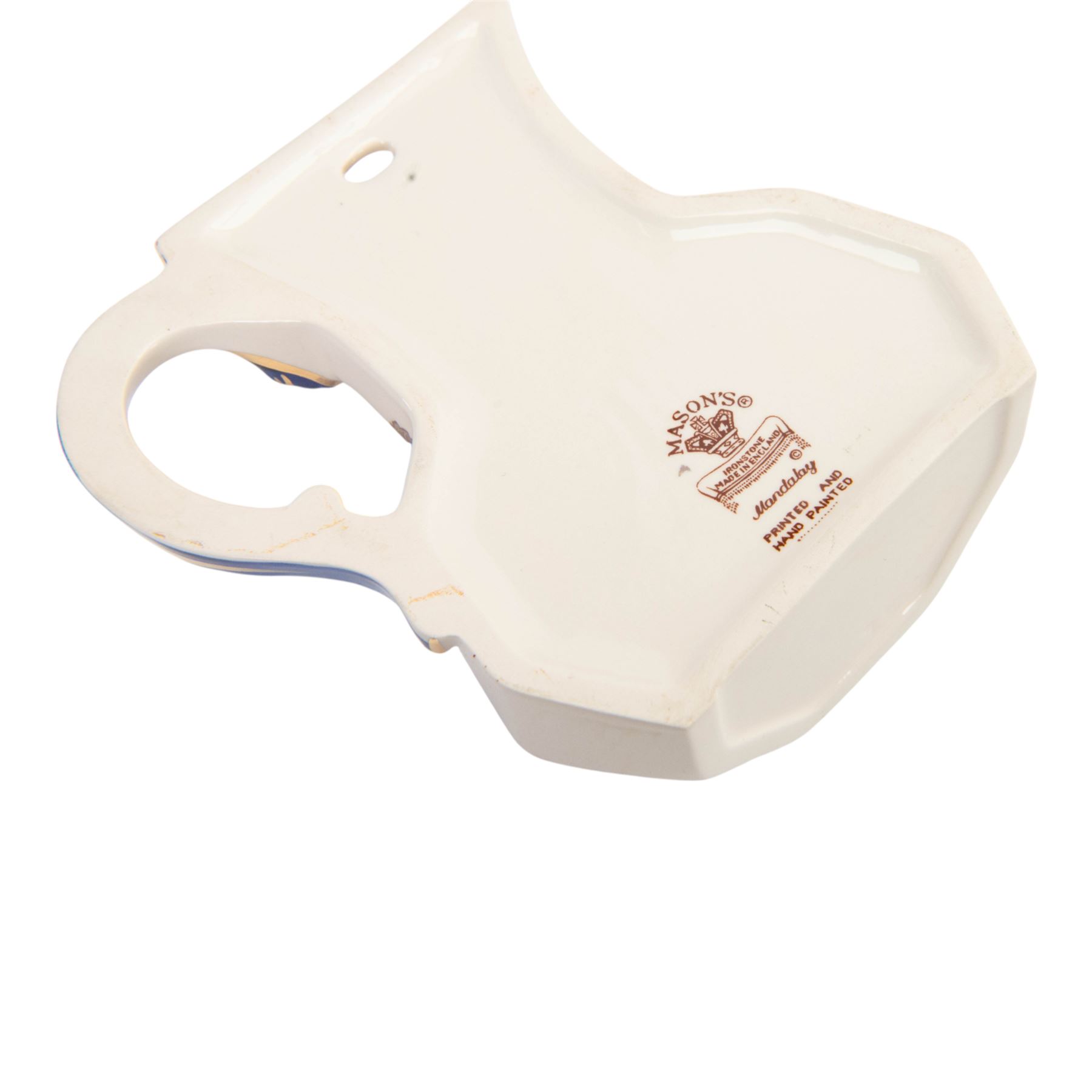 Collection of Mason ‘Mandalay’ pattern ceramics, to include vase and cover, two clocks, candle sticks, wall vases, ginger jar etc 