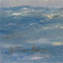 William Burns (Northern British 1923-2010): 'Tall Ships - A Gaff Cutter', oil on board signed, titled verso 41cm x 51cm (unframed) Provenance: Direct from the family of the artist. 
Notes: Born in Sheffield in 1923, William Burns RIBA FSAI FRSA studied at the Sheffield College of Art before the outbreak of the Second World War, during which he helped illustrate the official War Diaries for the North Africa Campaign, and was elected a member of the Armed Forces Art Society. On his return, he studied architecture at Sheffield University and later ran his own successful practice, being a member of the Royal Institute of British Architects. However, painting had always been his self-confessed 'first love', and in the 1970s he gave up architecture to become a full-time artist, having his first one-man exhibition in 1979.