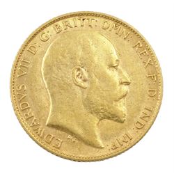 King Edward VII 1903 gold half sovereign coin