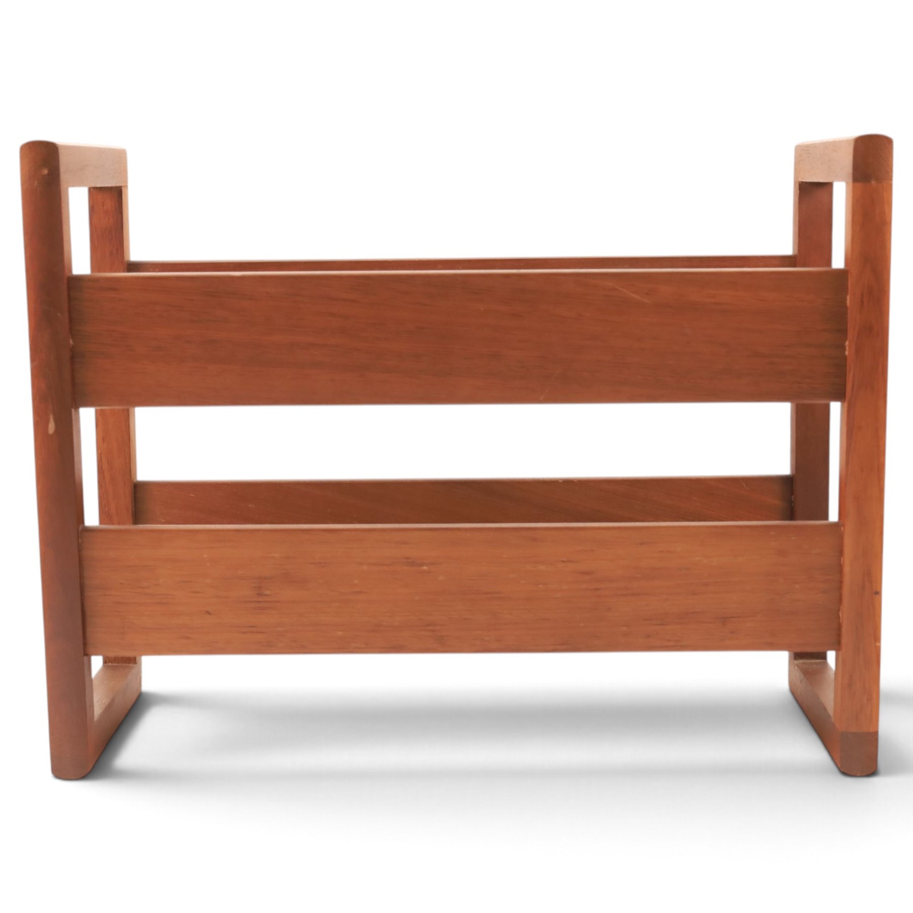  Guy Rogers - mid 20th century teak magazine rack