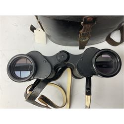 Three pairs of Carl Zeiss Jena binoculars, Jenoptem 10x50W, Jenoptem 8x30W and Jenoptem 10x50, all cased (3)
