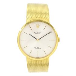 Rolex Cellini gentleman's 18ct gold manual wind wristwatch, circa 1981, Ref. 4309, Cal. 16...