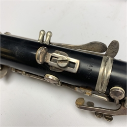 Yamaha 26II five-piece clarinet, serial no.014832, cased
