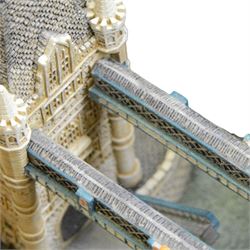 Five Lilliput Lanes, comprising Big Ben, Edinburgh Castle, London Bridge, Hampton Court and Round Tower, all with original boxes  