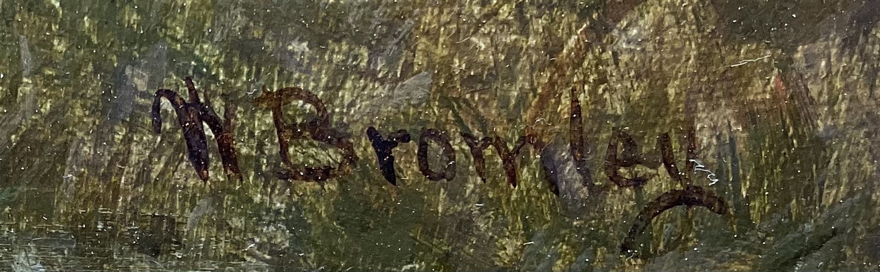 William Bromley III (British fl.1835-1888): 'Great Expectations', oil on canvas signed 34cm x 45cm
Provenance: purchased by the vendor Sotheby's London (via Stockholm) 12th November 1992, Lot 64