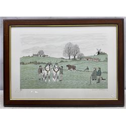 Vincent Haddelsey (British 1934-2010): Equestrian Scenes, pair artist's proof lithographs signed in pencil, dated 1988 verso 27cm x 43cm (2)