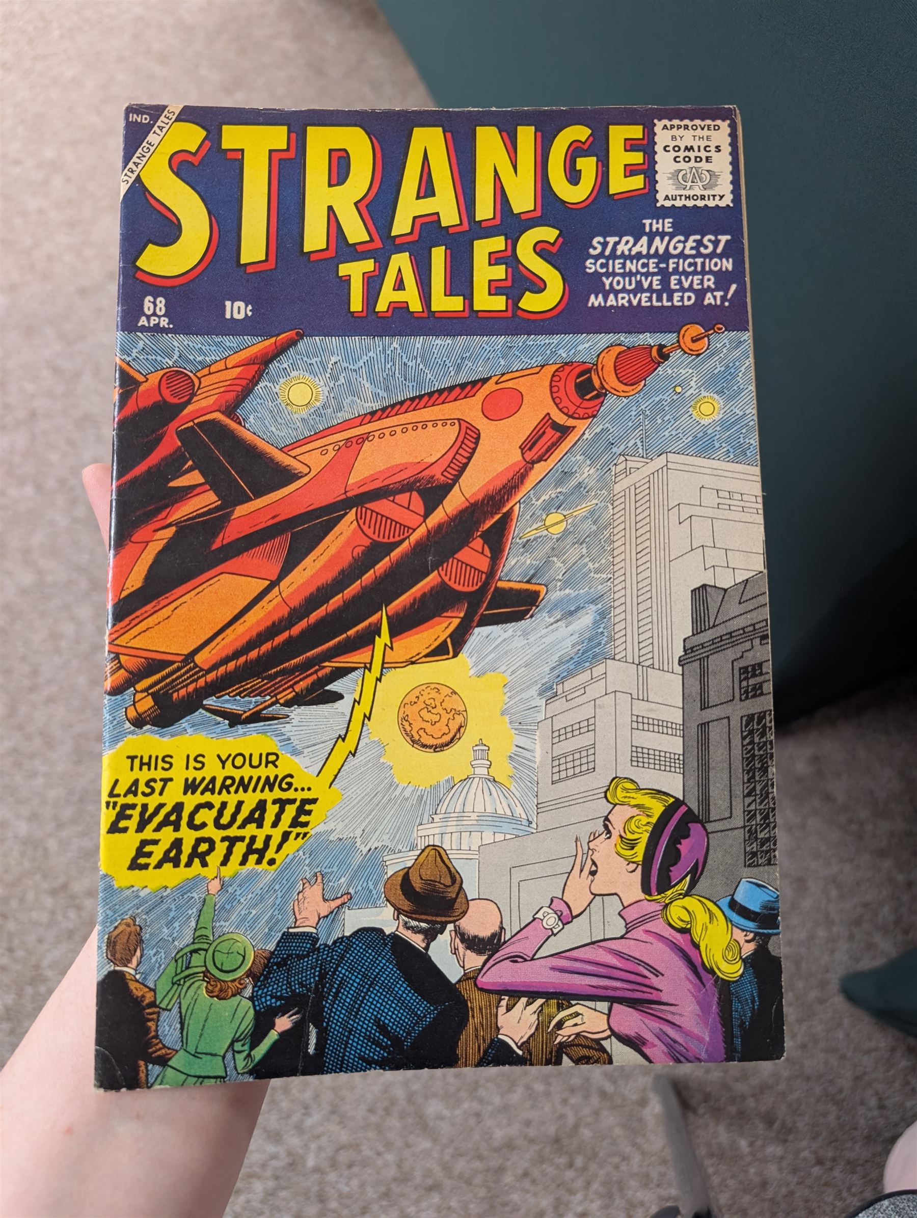 Fifty-six Marvel Silver Age 'Strange Tales' comic books, spanning years 1959-1966, comprising issues #68, #91, #94, #96, #100, #101, #106, #108, #113, #115, #116, #119, #121, #122, #124-#149, including some duplicates