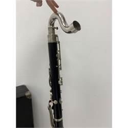  LeBlanc Paris four-piece bass clarinet, serial no. 5197, L96cm, in fitted case with accessories  