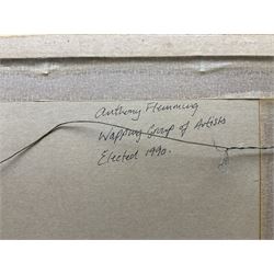 Anthony Flemming (British 1936-): Venice, pair pen and watercolours signed 17cm x 24.5cm (2)
Notes: born in London he studied at Goldsmiths College School of Art where he was awarded a First Class Honours Degree. On leaving Art School he went to Spain, his return to England was prompted by a request from John Cooper to design a racing car. Other design commissions followed from Brabham, Mclaren, Puma and Piper. He is a member of The Wapping Group of Artists having had a number of commissions from companies such as Shipowners Insurance Company, Shell, National Westminster Bank, B.P. and the Woolwich Building Society