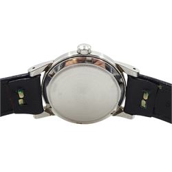 Omega Seamaster automatic 'bumper' gentleman's wristwatch, Ref. 2576-14, Cal. 342, serial No. 12959873, on black leather strap