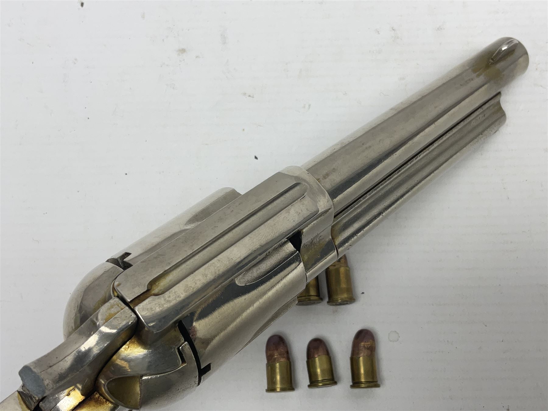 Italian ME Ranger blank-firing six-shot revolver, .380 cal. 9mm krall L30cm overall
