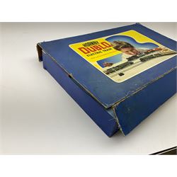 Hornby Dublo - three-rail EDP12 passenger train set with Duchess Class 4-6-2 locomotive 'Duchess of Montrose' No.46232 and tender, two coaches, spanner and track, boxed.