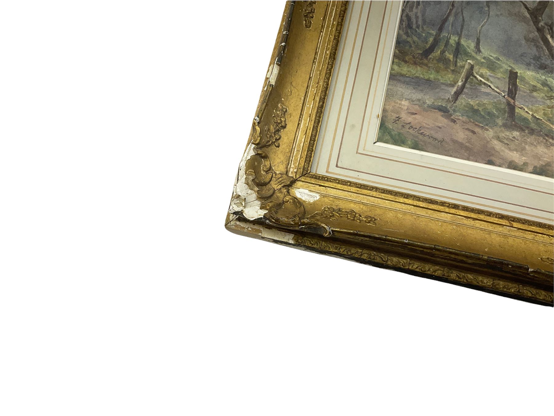 Florence Lockwood (British 1861-1937): Cottage in the Woods, watercolour signed 23cm x 31cm
Notes: Florence Lockwood was a notable suffragette