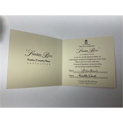 Three Coalport figures, comprising Eugenie, Lillie Langtry and Laura, together with seven other similar figures