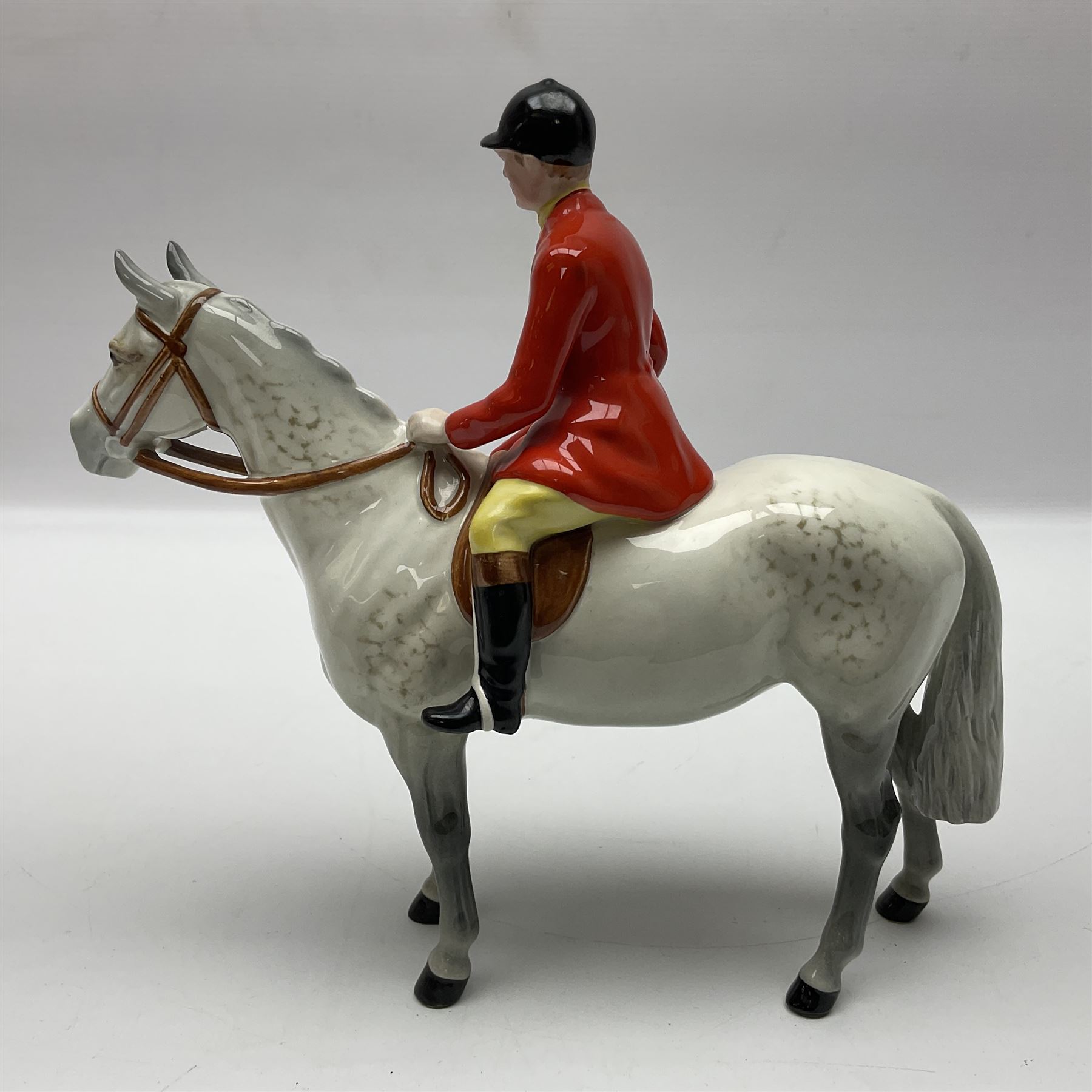 Beswick Huntsman on grey horse, no.1501, with printed mark beneath, H21cm