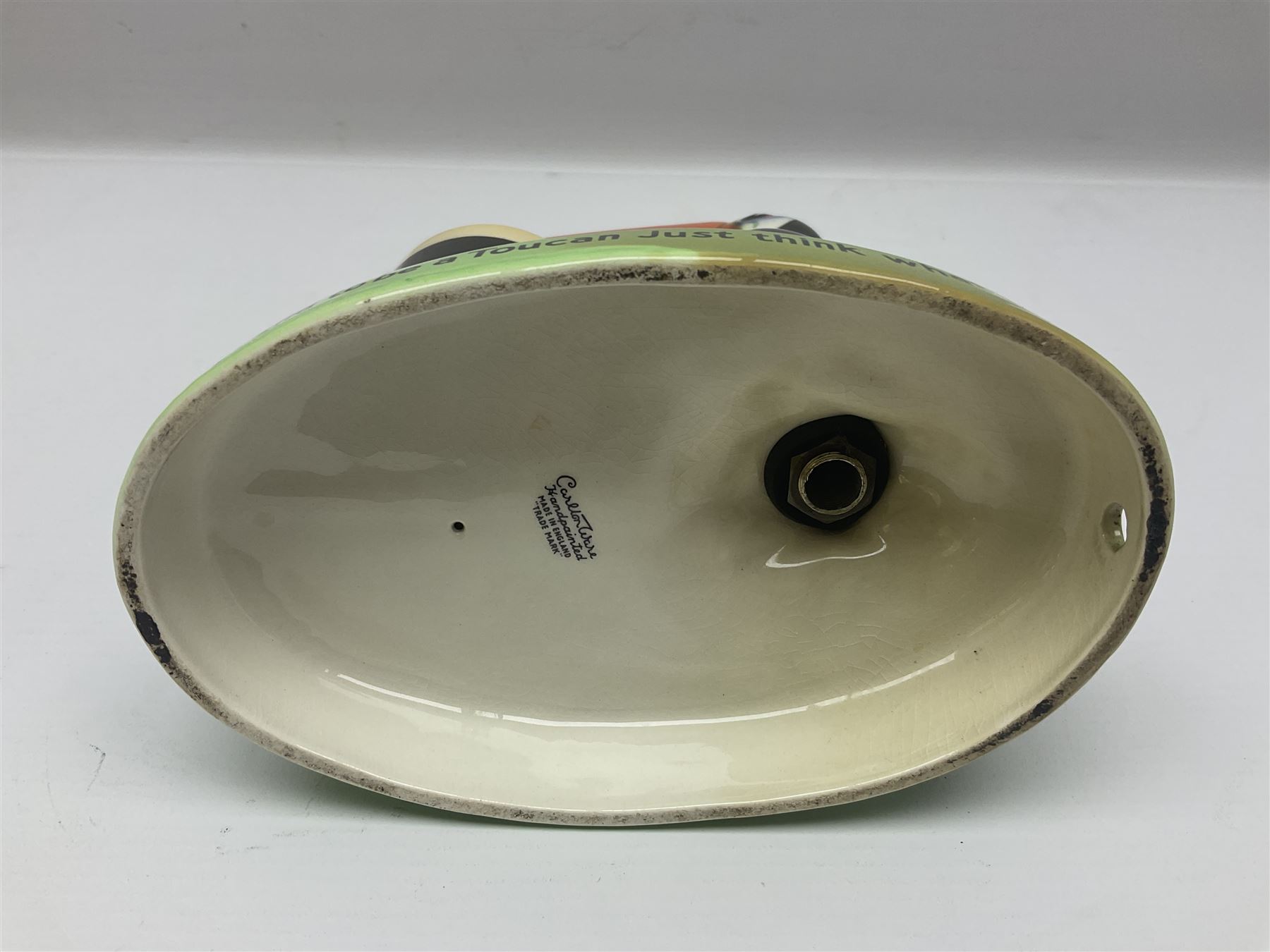 Carlton ware, Guinness Toucan lamp base, H24cm 