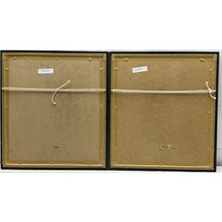 After William Hogarth (British 1697-1764): 'Beer Street' and 'Gin Lane', pair engravings originally published 1751, 29cm x 25cm (2)
