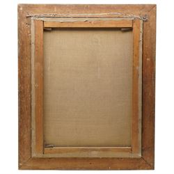 After Sir Godfrey Kneller (German/British 1646-1723): Portrait of Eugene of Savoy, 18th/19th century oil on canvas unsigned 88cm x 69cm, housed in heavy gilt gadroon moulded frame, overall 109cm x 90cm