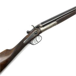H. Esau Akrill Beverley .410 side-by-side double barrel shotgun, 71cm barrels with 2.5