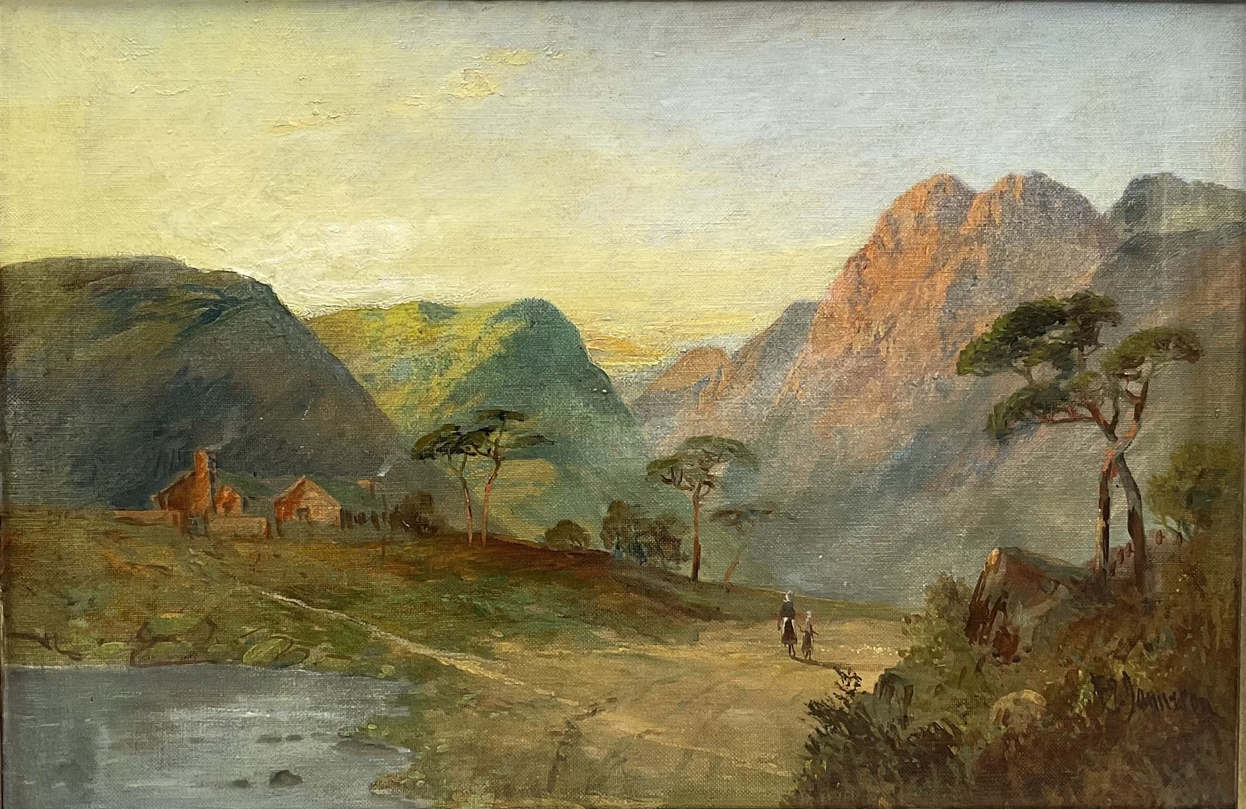 Francis E Jamieson (Scottish 1895-1950): 'Pass at Killiecrankie' Scotland, oil canvas signed 39cm x 59cm 