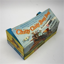Corgi - Chitty Chitty Bang Bang No.266, in window box with three figures and plastic cloud base