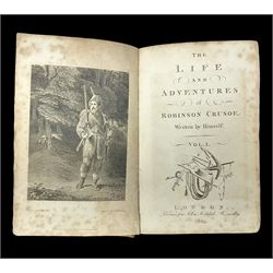 Daniel De Foe; The Life and Adventures of Robinson Crusoe Written by Himself, vol 1, Stockdale, London 1804 
