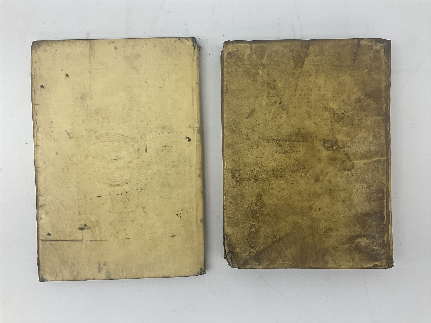 Vita Della Serafica Vergine, E Gloriosa Madre Santa Teresa Digesu .... 1747 Venezia Presso Andrea Poletti. Engraved frontispiece; and Iusti Lipsi Diva Sichemiensis fiue Aspricollis: Nouaeius Beneficia & Admiranda. 1605 Antwerpiae Ex officina Plantiniana. Engraved title page. Both with full vellum binding (2)